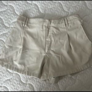 Free People Faux Leather Shorts